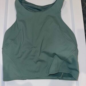 lululemon athletica Sage Green Crop Tank Top